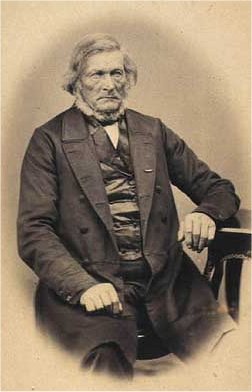 Gårdejer Ole Kirk taler om husmændendes sag i Viborg stændersal 1846