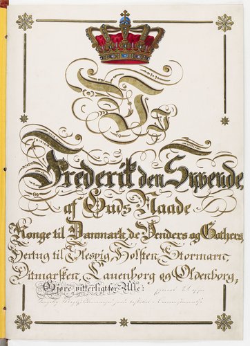 Grundloven 1849 - udvalgt billede